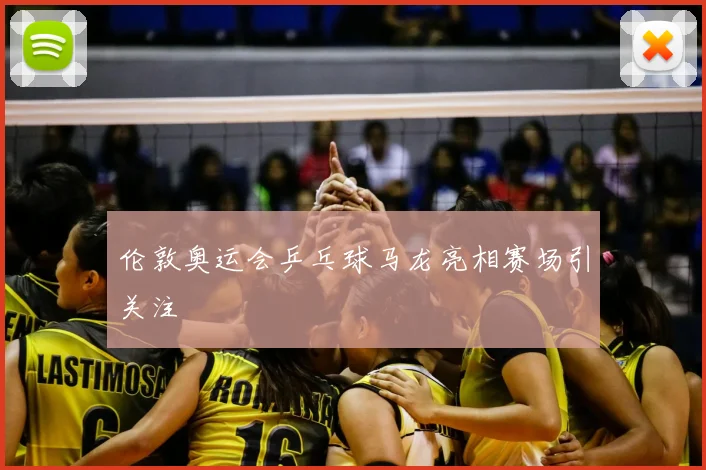 伦敦奥运会乒乓球马龙亮相赛场引关注