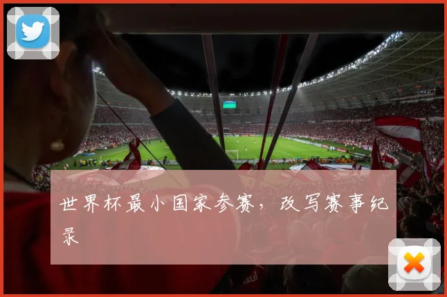 世界杯最小国家参赛,改写赛事纪录