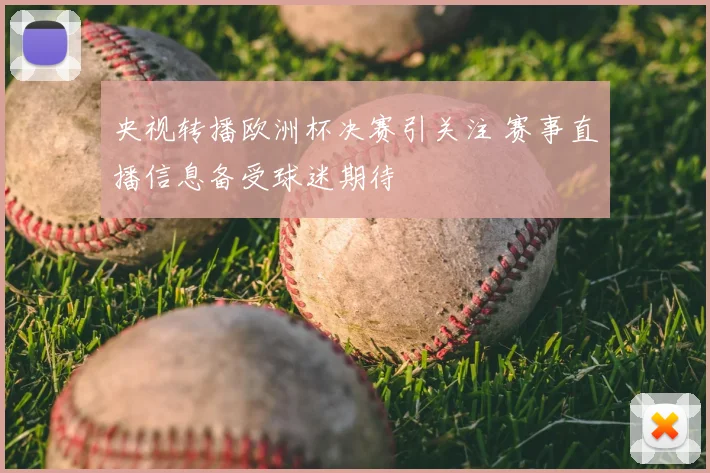 央视转播欧洲杯决赛引关注 赛事直播信息备受球迷期待
